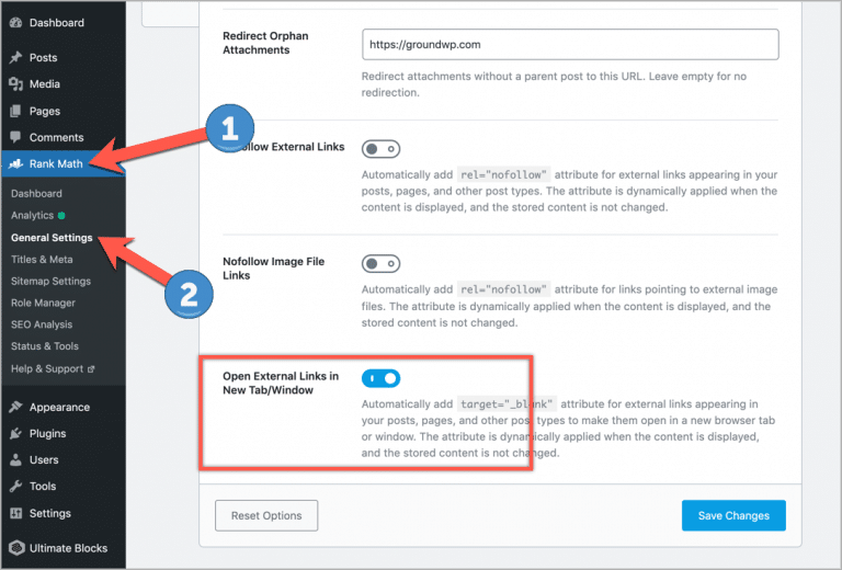 How to Make WordPress Links Open in New Tabs