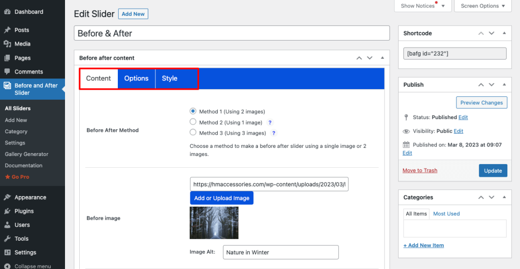 How to Show Before After Image Slider in WordPress (Free)