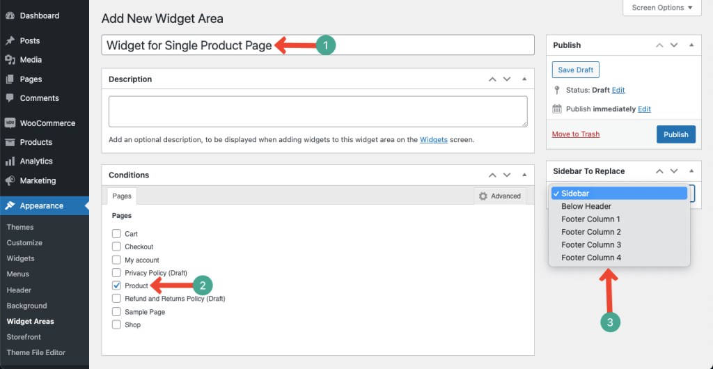 How to Add Sidebar to Shop Page