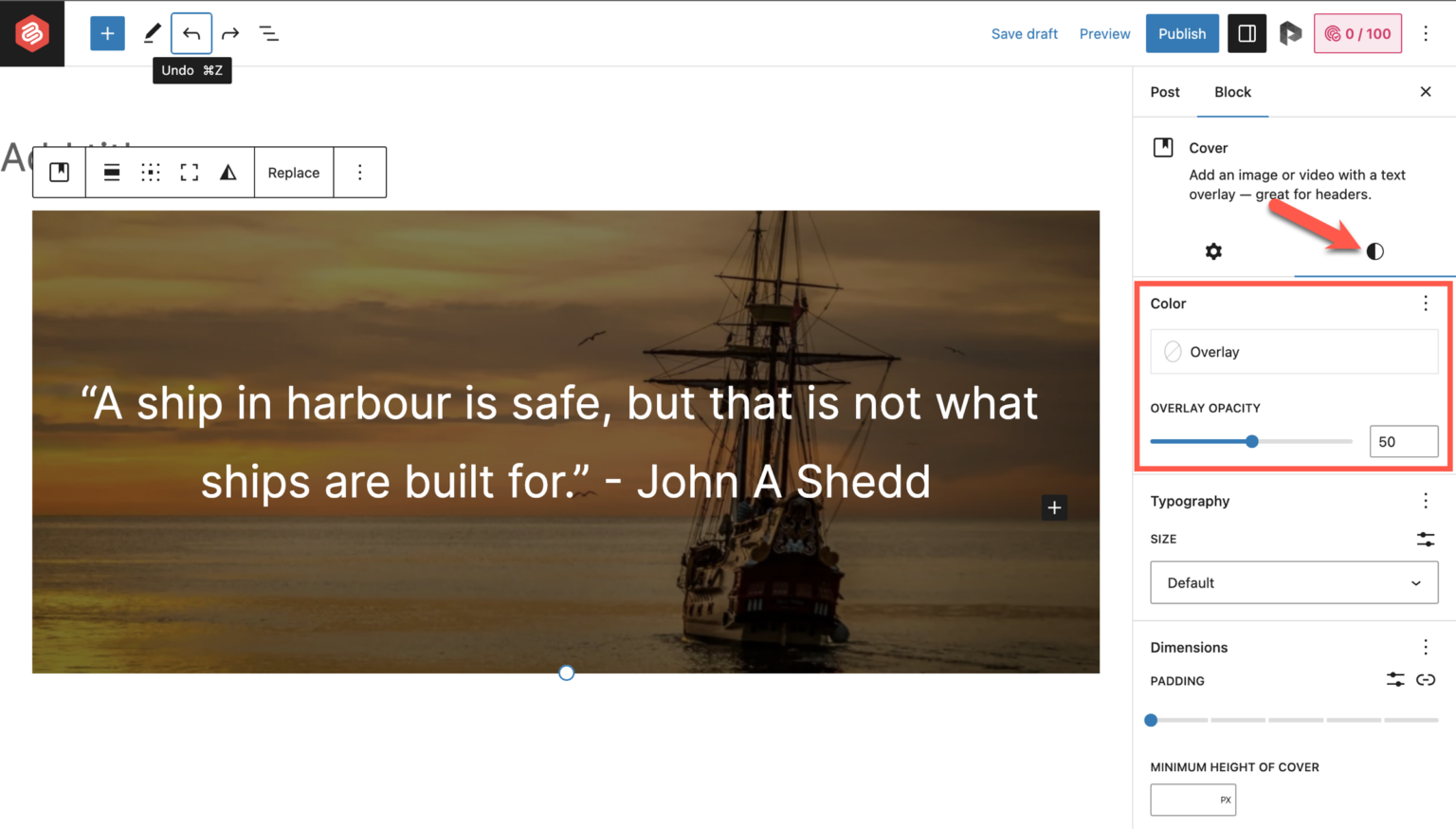 How to Add Text Over an Image in WordPress (Step by Step)