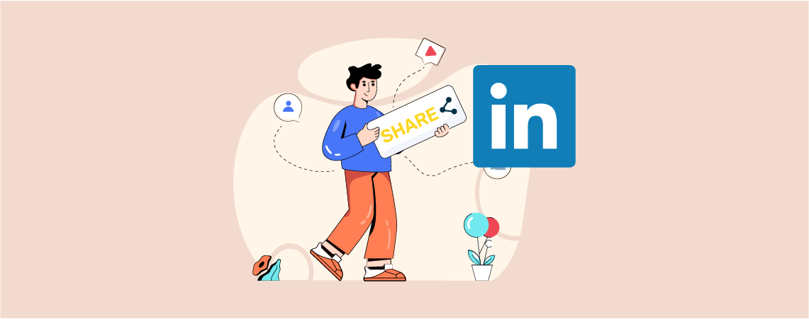 add a LinkedIn share button