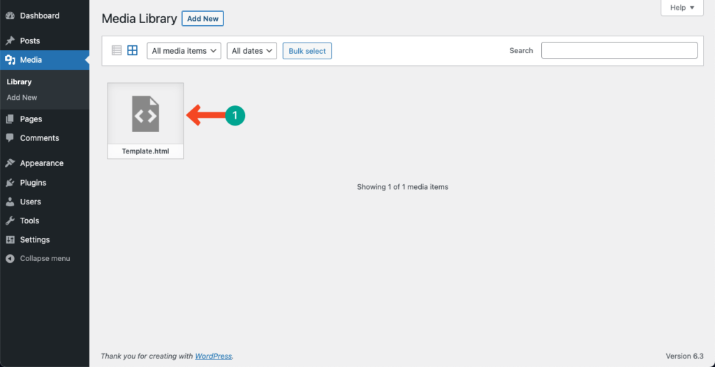 How to Upload an HTML File to WordPress (Two Methods
