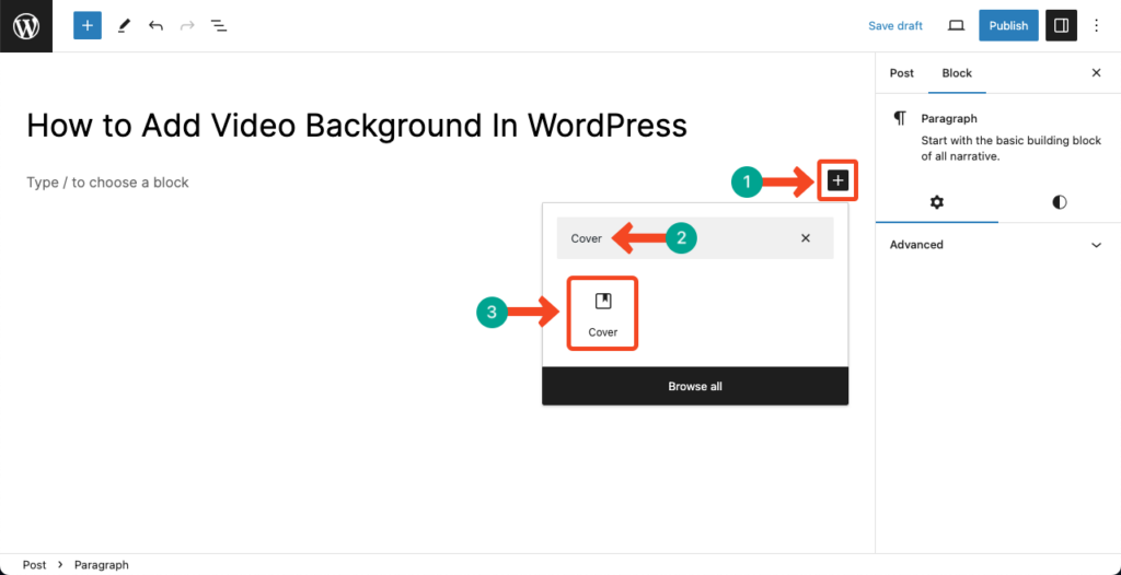 How to Add Video Background In WordPress