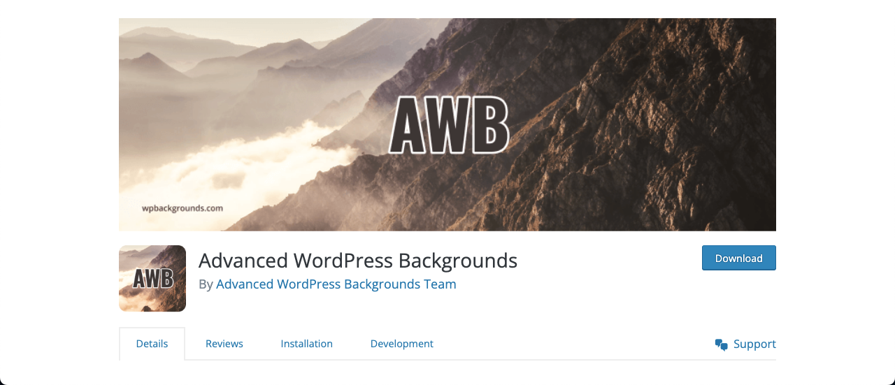 Advanced WordPress Background plugin