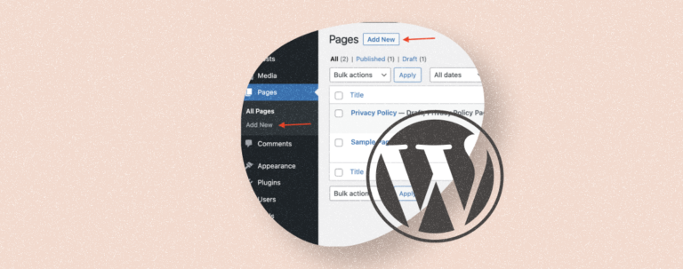 How to Add a New Page in WordPress (4 Easy Steps)