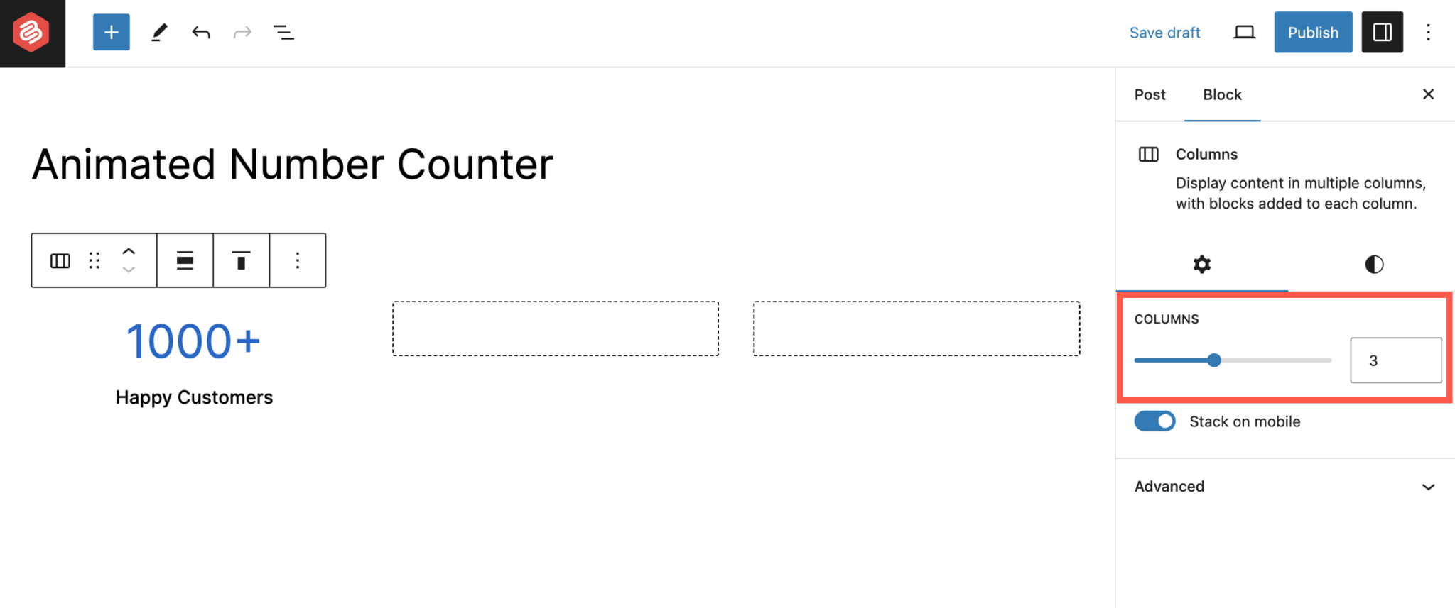 How to Add Animated Number Counter in WordPress
