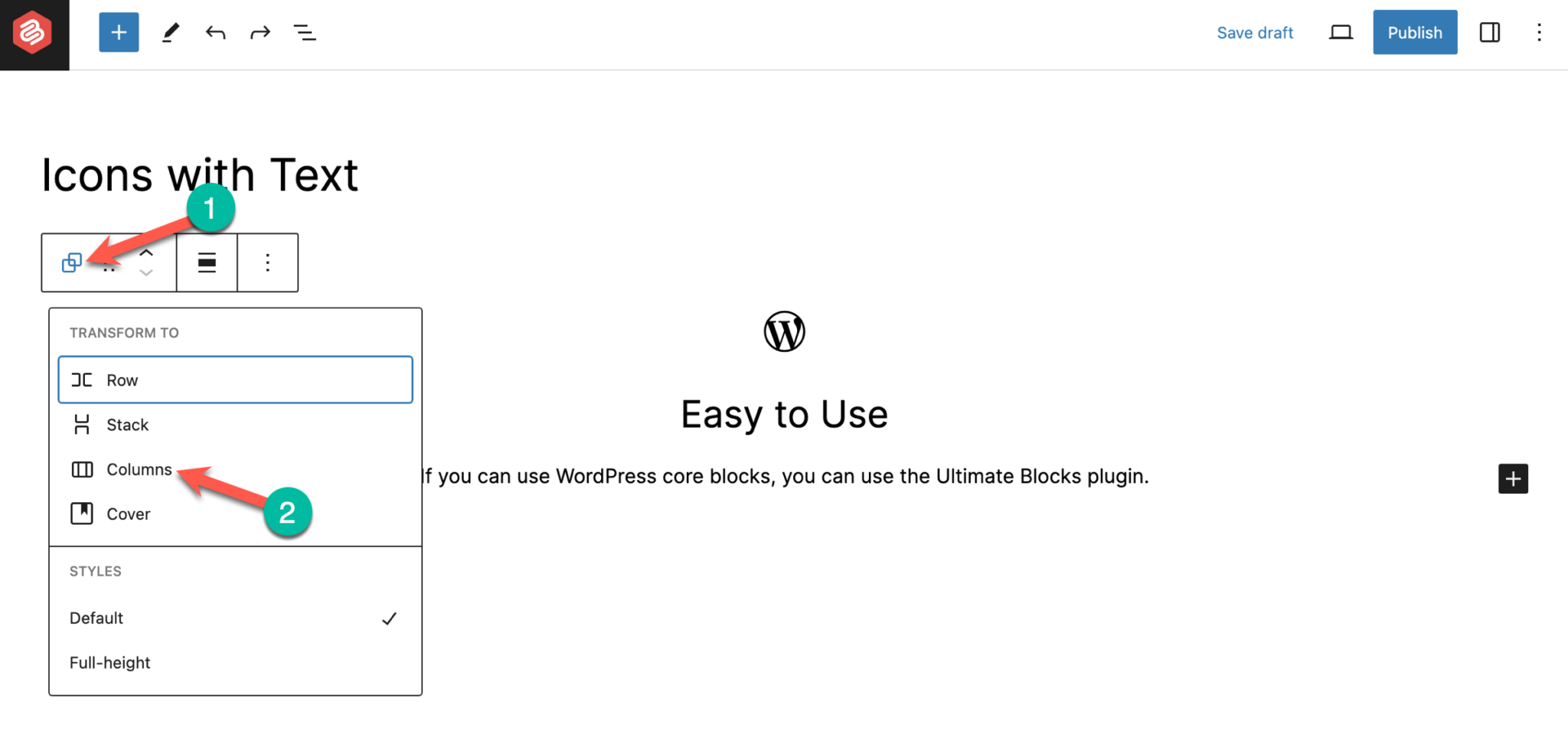 How to Add an Icon With Text in WordPress