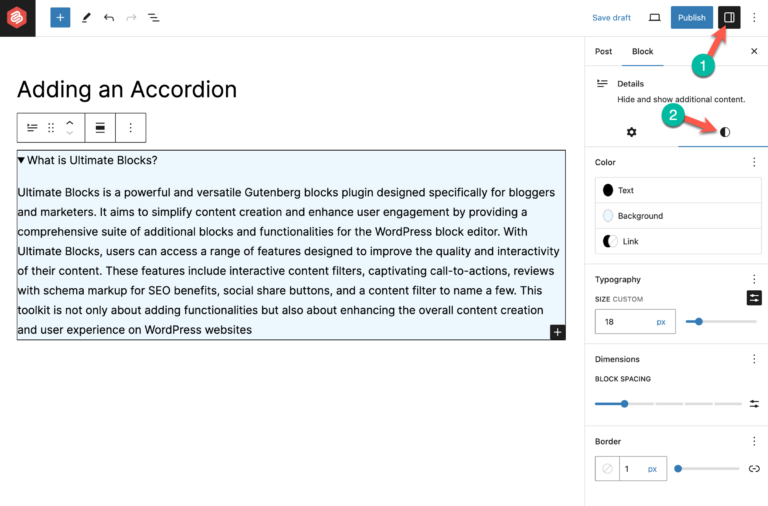How to Add an Accordion in WordPress (With/out a Plugin)