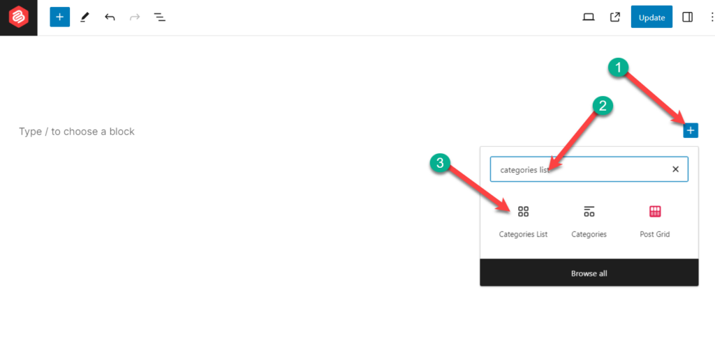 How to Use the WordPress Categories Block (Beginner's Guide)
